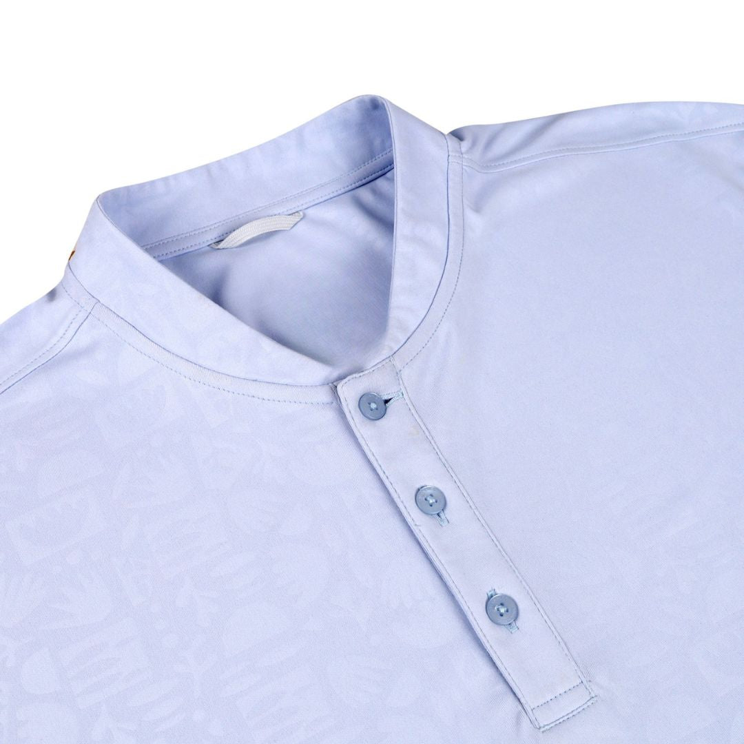 Embossed Blade Collar Polo