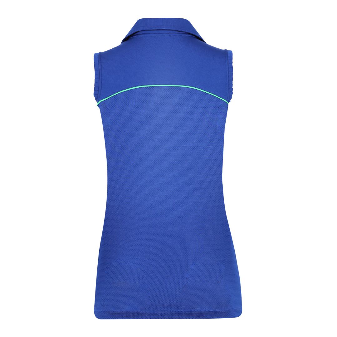Ruffles Sleeveless Polo