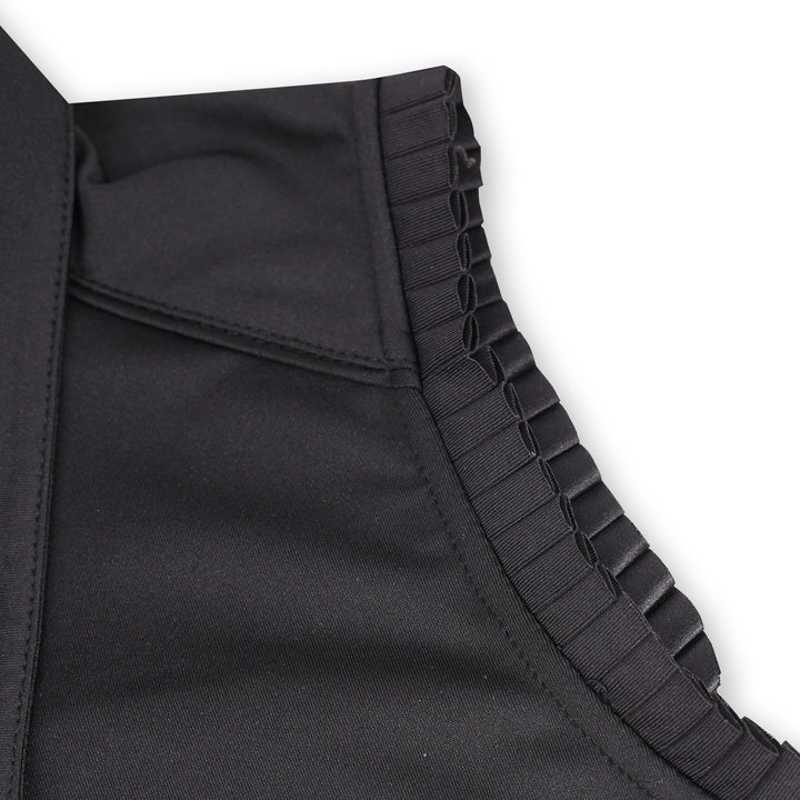 Ruffle Sleeveless Polo