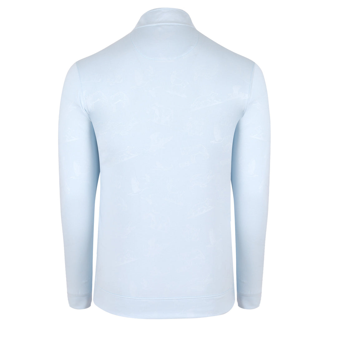 Men's Embossed Q-zip