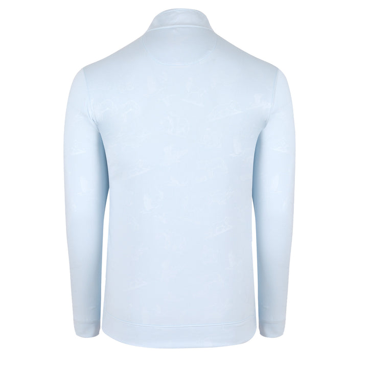 Men's Embossed Q-zip