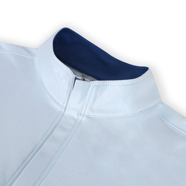 Men's Embossed Q-zip