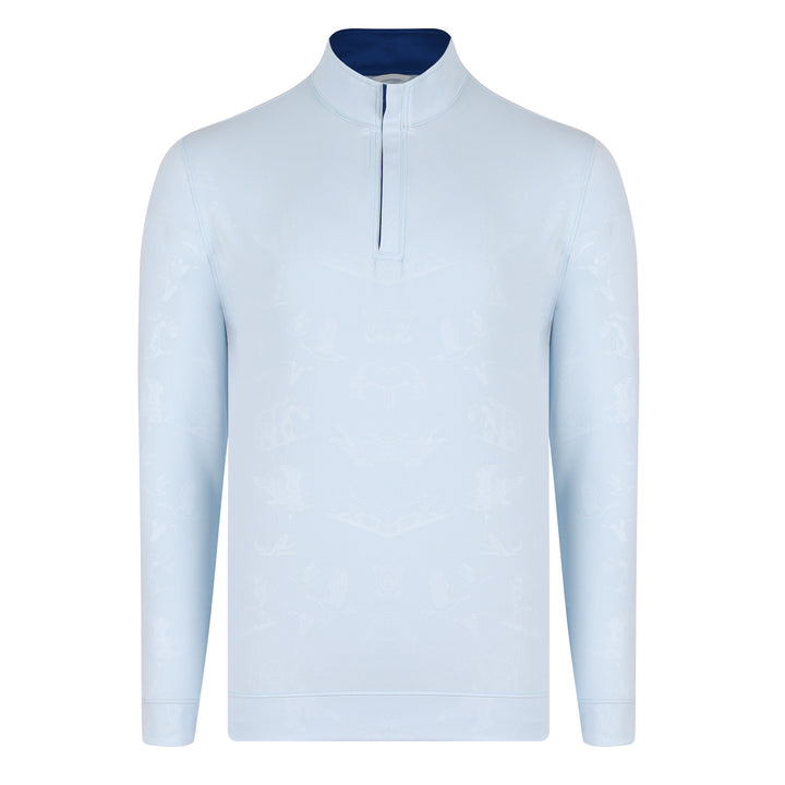 Men's Embossed Q-zip