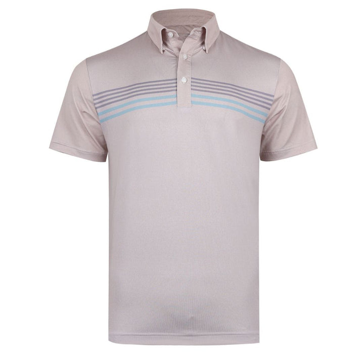 Polo Printed chest stripe