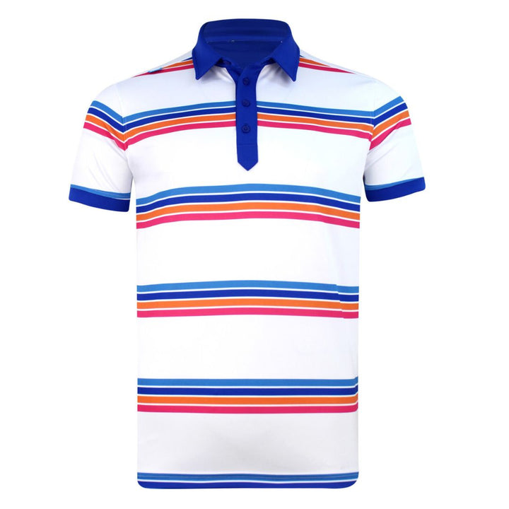 Printed stripe Polo Shirt