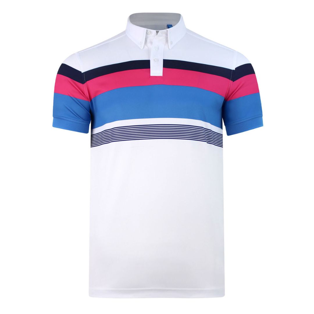 Printed stripe Polo shirt