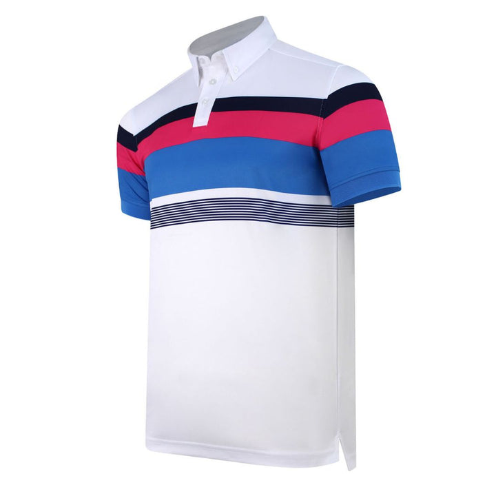Printed stripe Polo shirt
