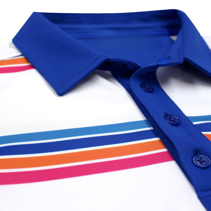 Printed stripe Polo Shirt