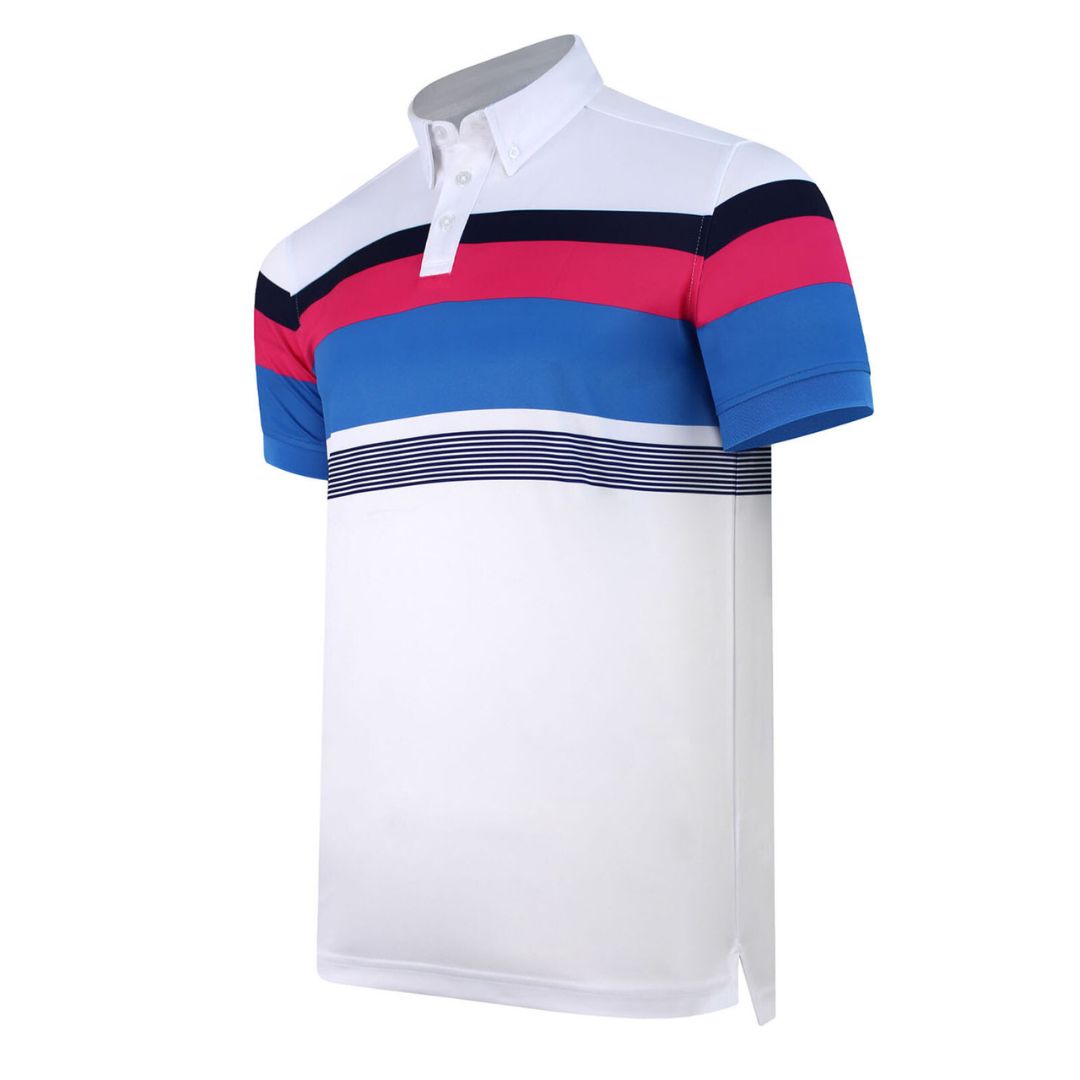 Printed stripe Polo shirt