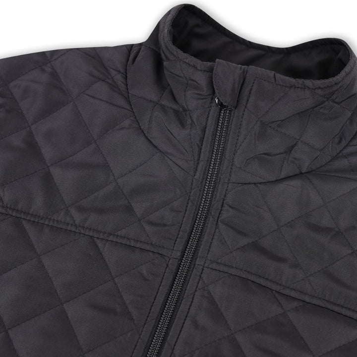 Full Zip Long Sleeve Quilted Jacket