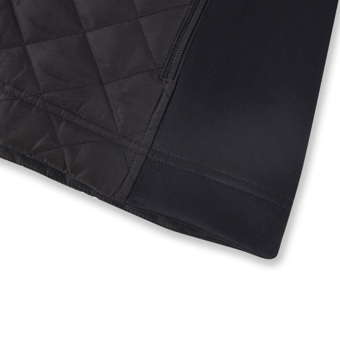 Full Zip Long Sleeve Quilted Jacket