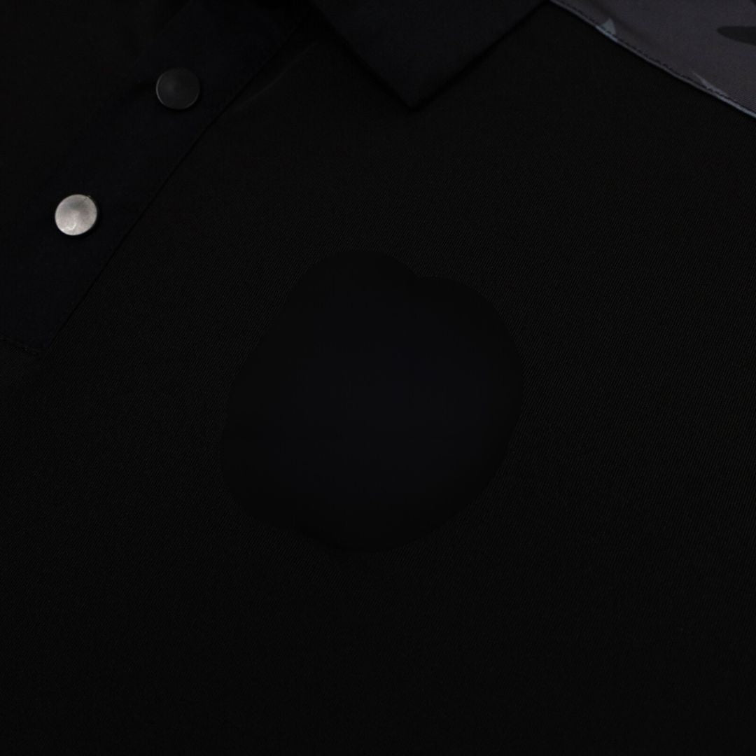 Polo shoulder printed panel