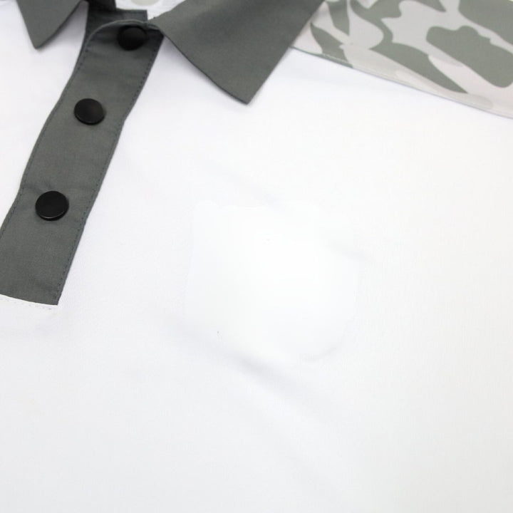 Polo shoulder printed panel