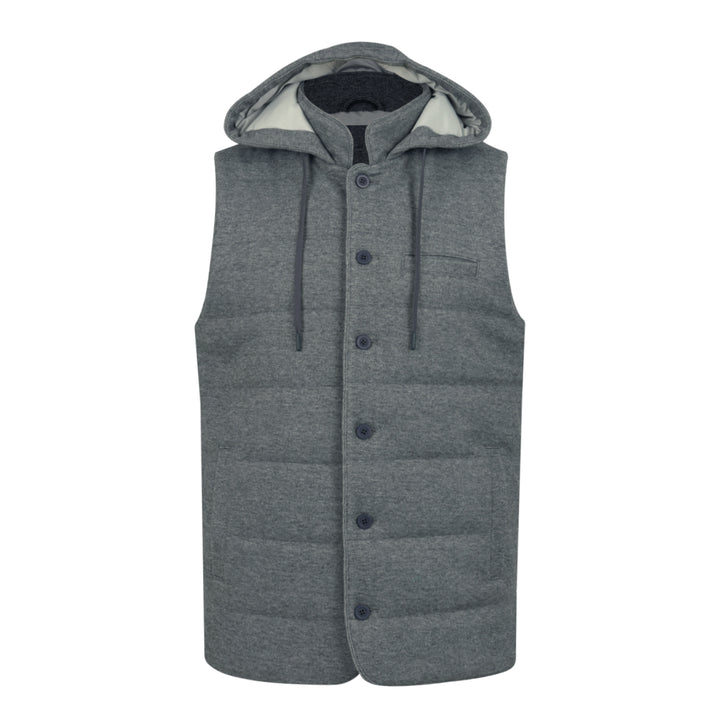 Men's Vest Padding Hoodie