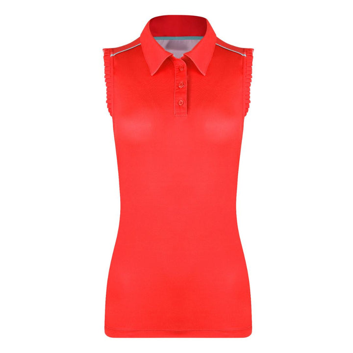 Ruffles Sleeveless Polo