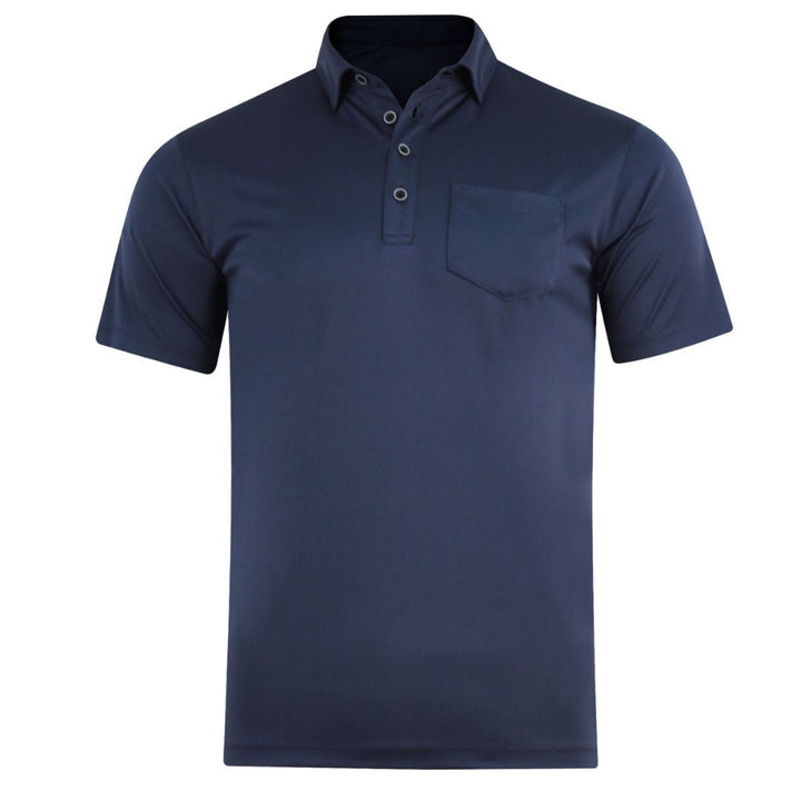 Polo with chest pocket