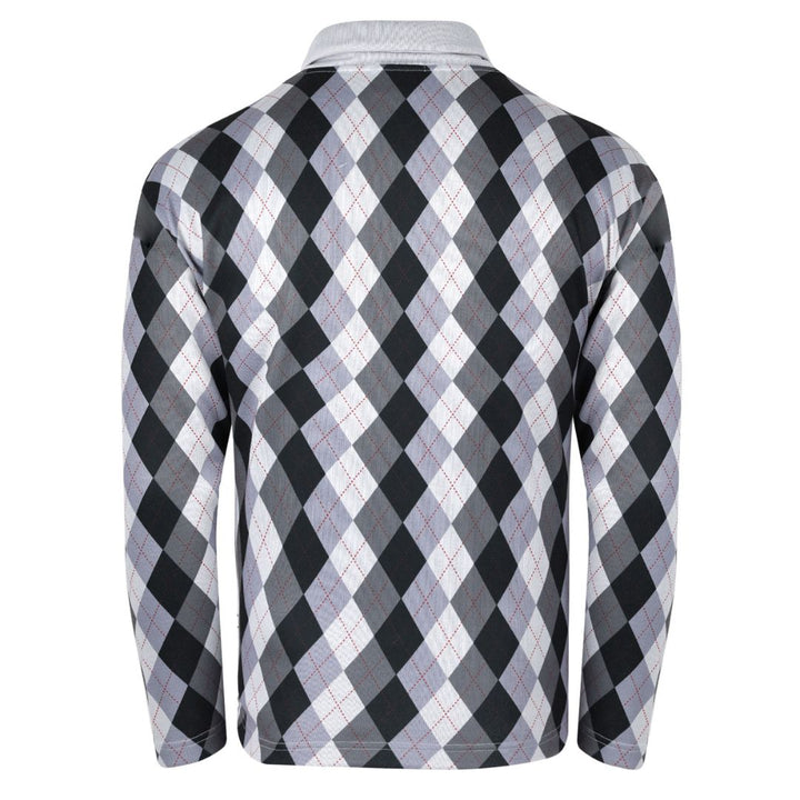 Long Sleeve Wolf Fleece Argyle with Fur