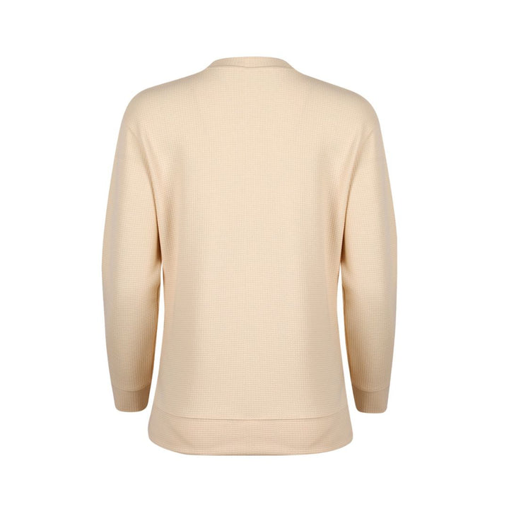 Waffle Long Sleeve Crew Neck
