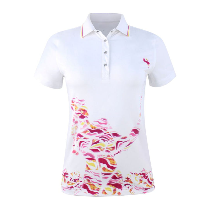 Women Print Polo
