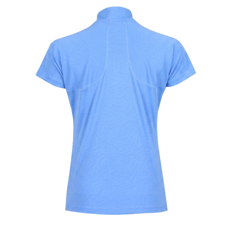 Women polo embossed