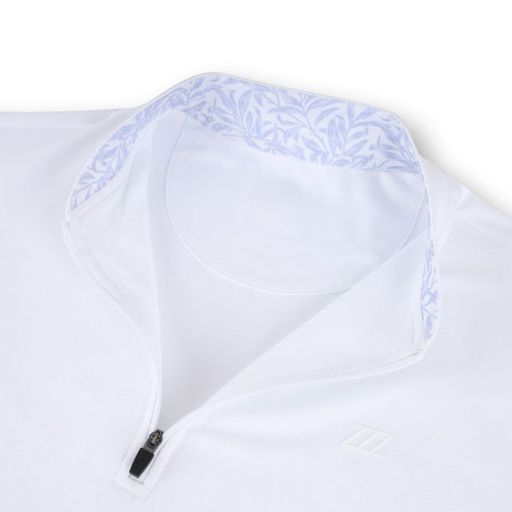 Men's Quarter Zip Henry neck Long Sleeve