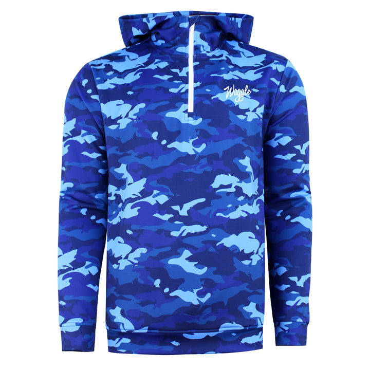 Hoodie with quarter zip