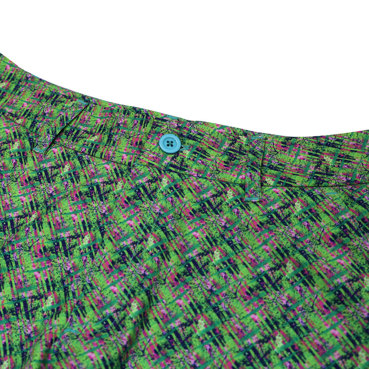 Scalloped hem shorts (Printed)