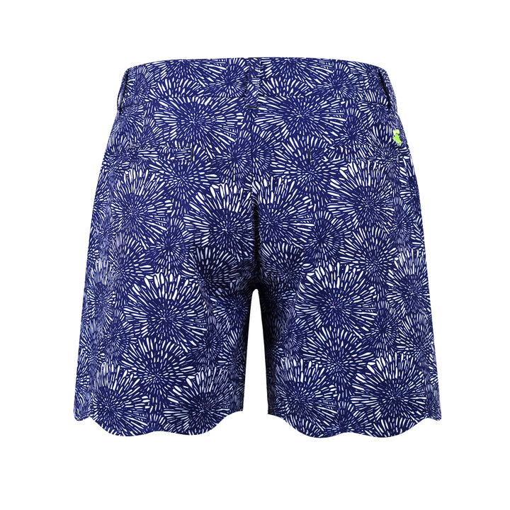 Scalloped hem shorts (Printed)