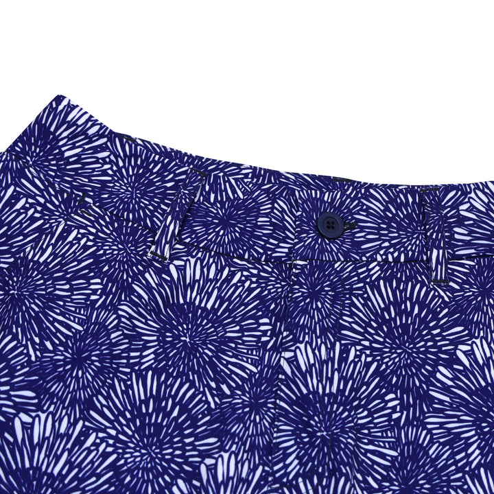 Scalloped hem shorts (Printed)