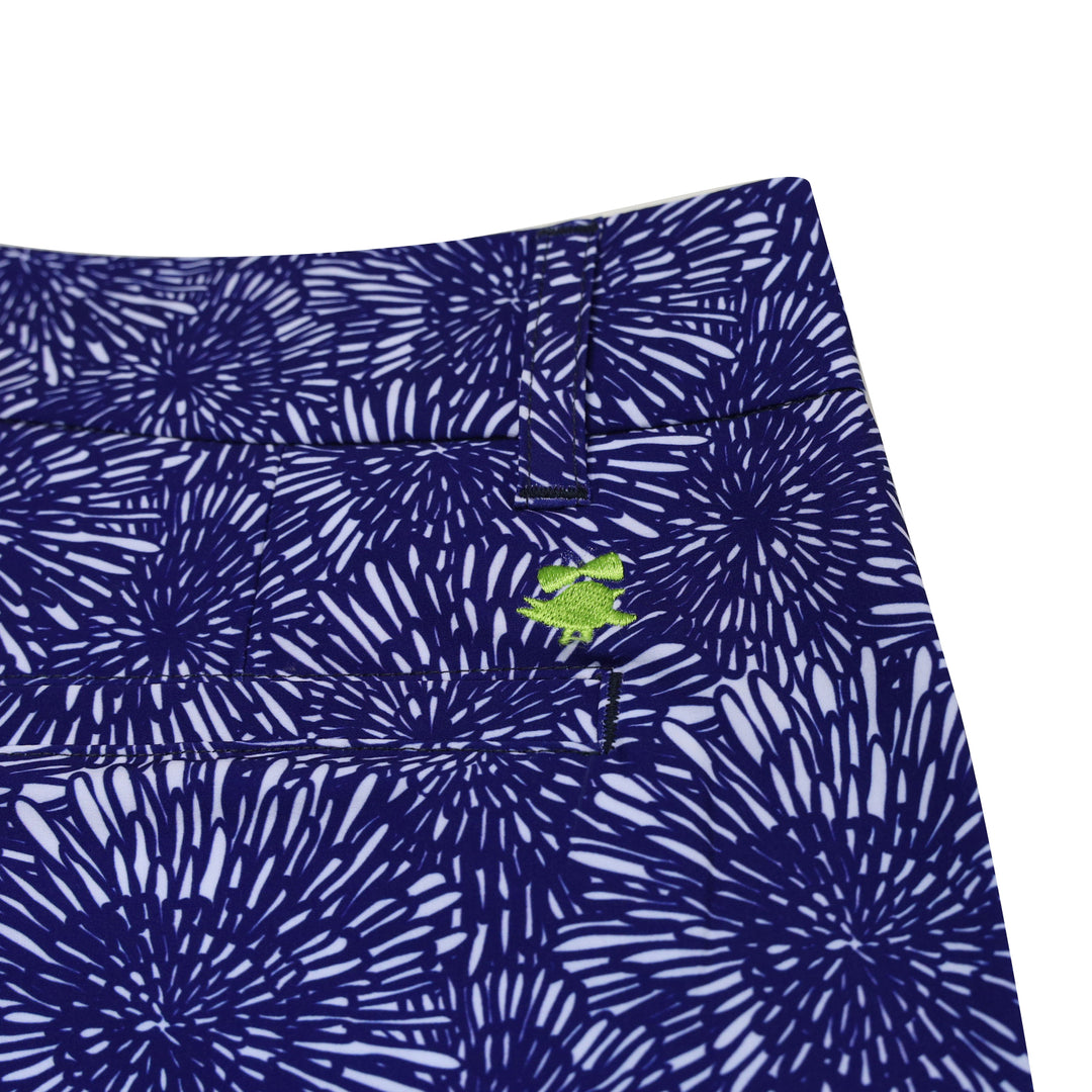 Scalloped hem shorts (Printed)