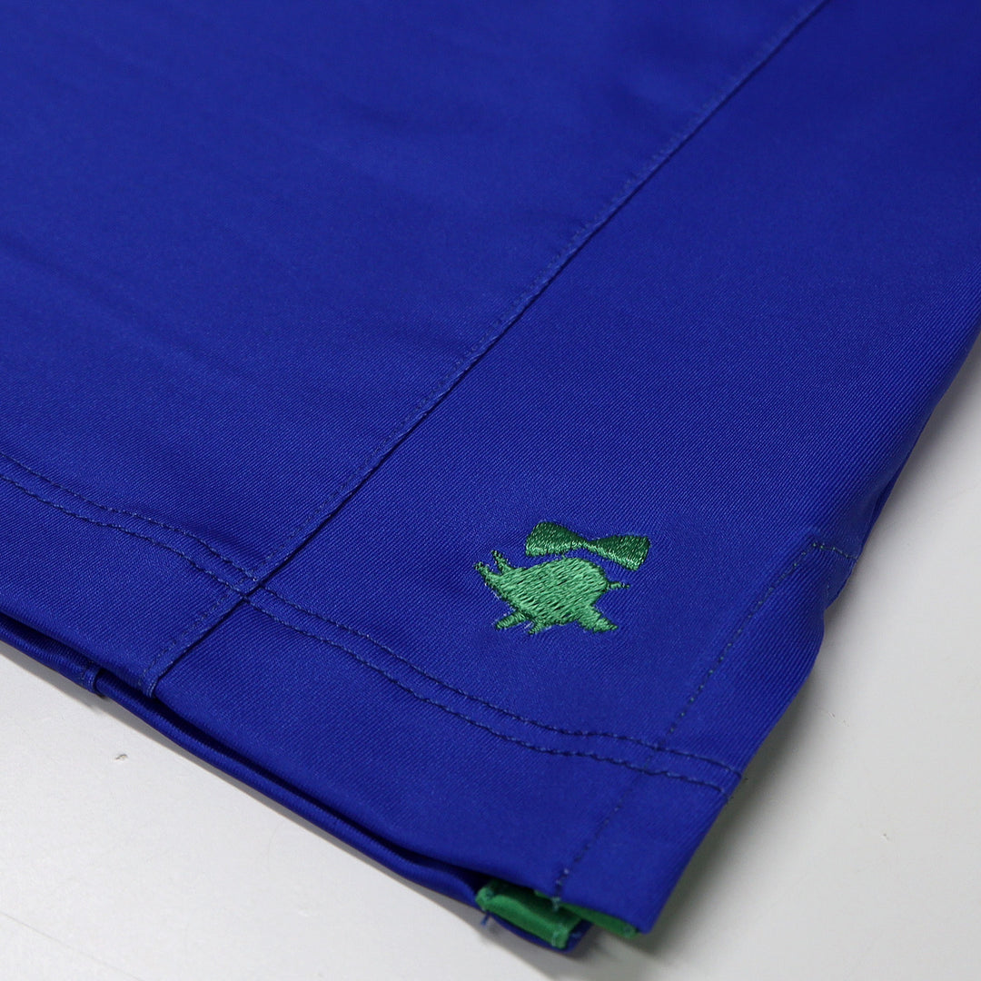 Scallop neck sleeveless polo