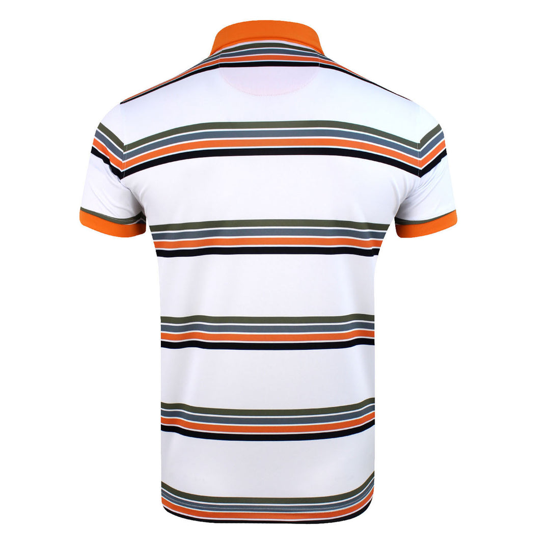 Printed stripe Polo Shirt