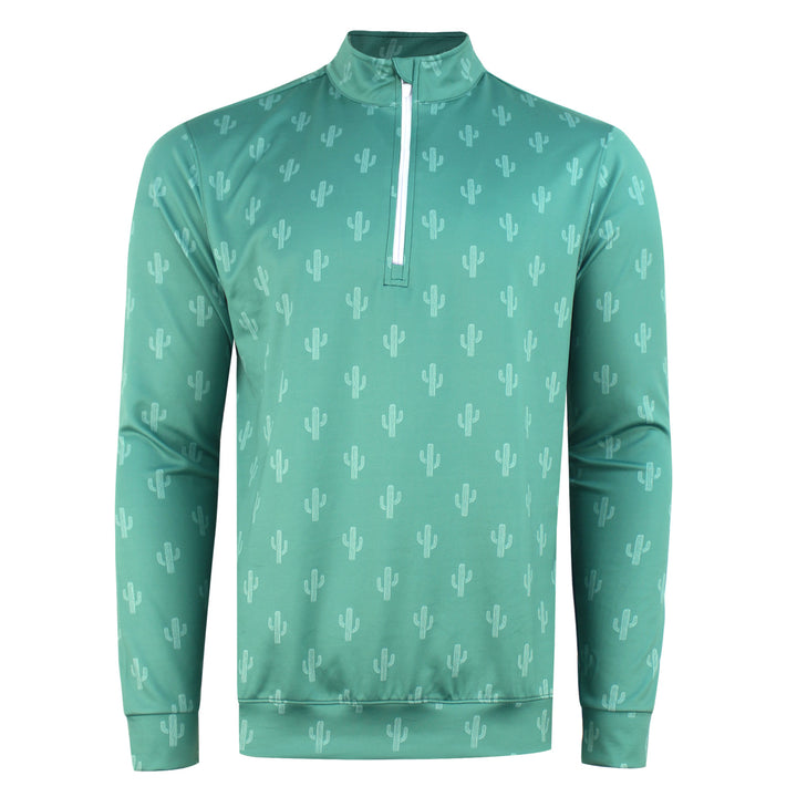 Printed Quarter Zip