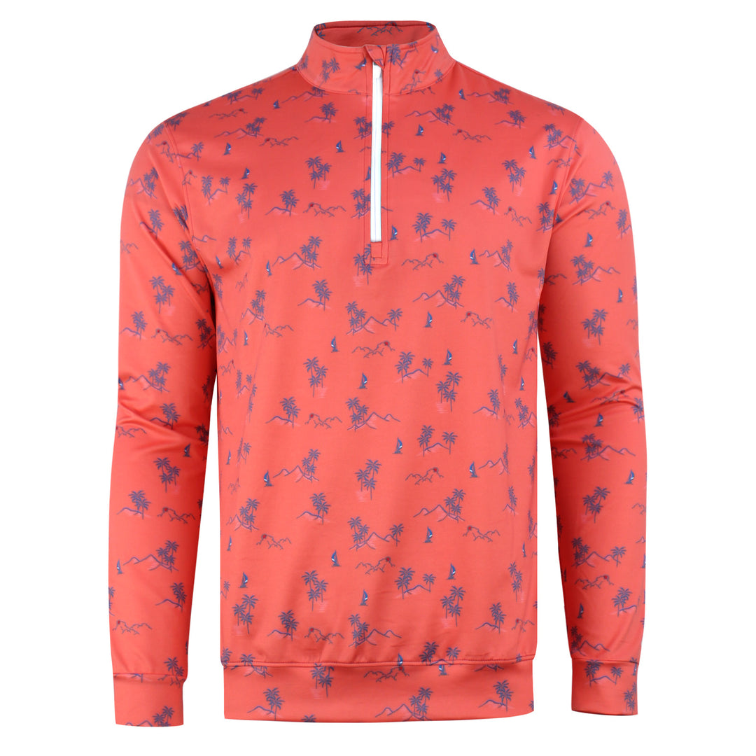 Printed Quarter Zip