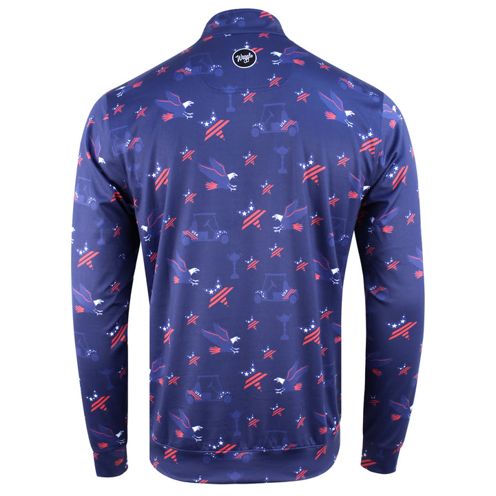 Printed Quarter Zip