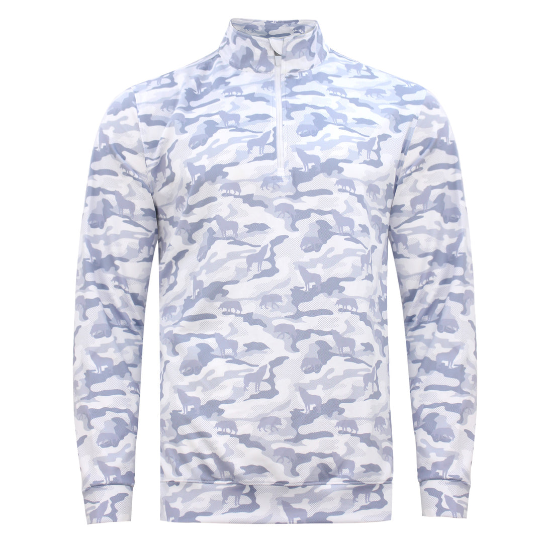Printed Quarter Zip