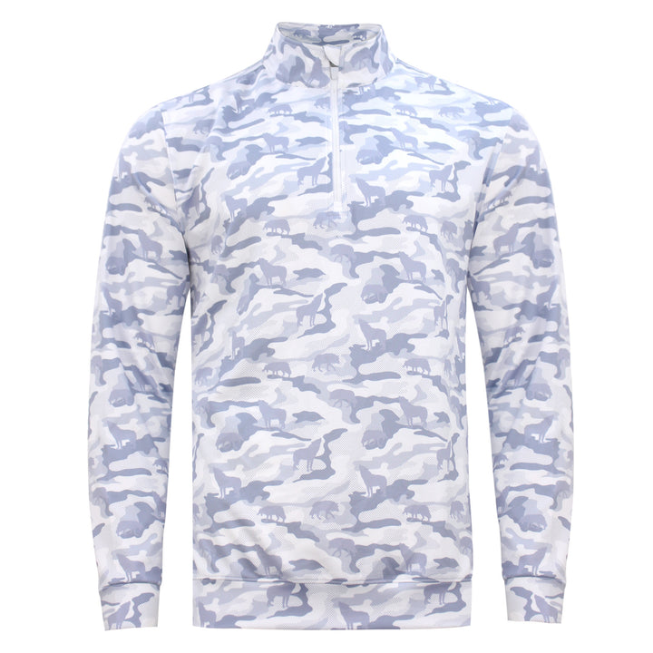 Printed Quarter Zip