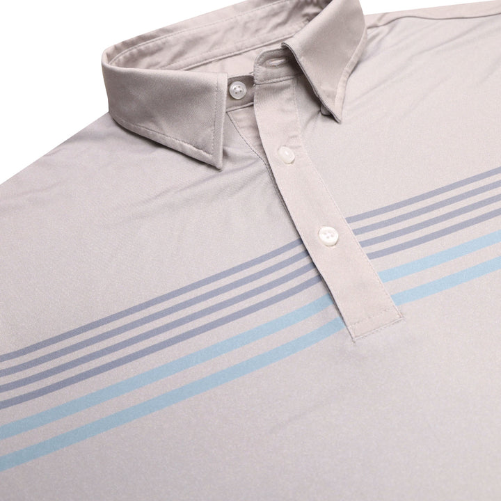 Polo Printed chest stripe
