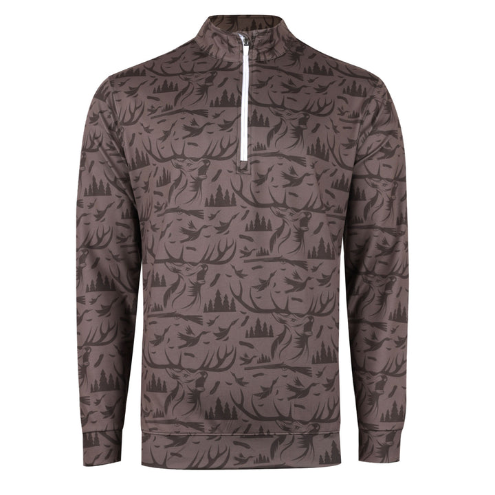 Printed Quarter Zip