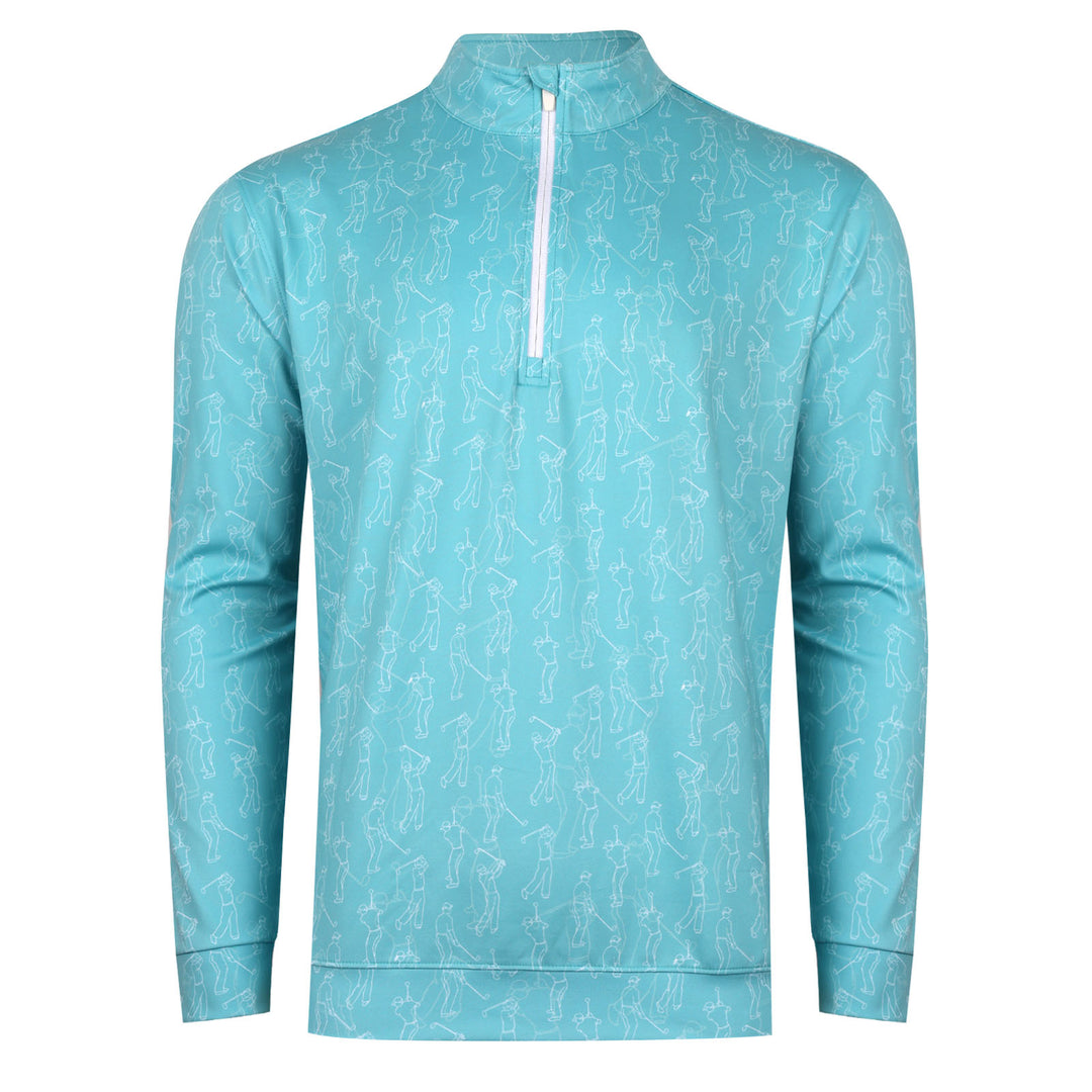 Printed Quarter Zip