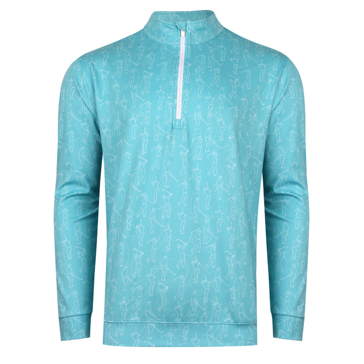 Printed Quarter Zip